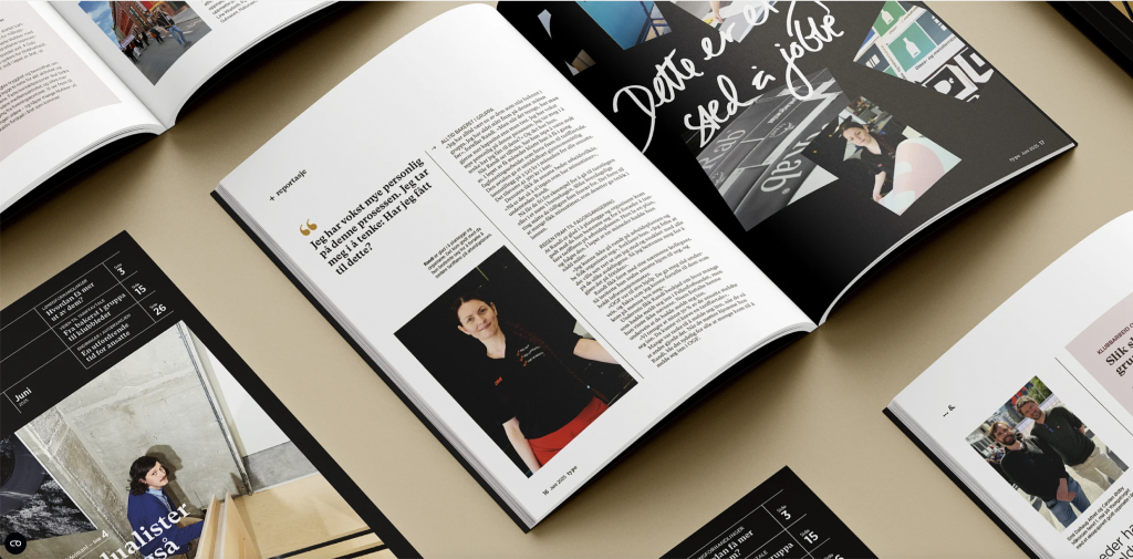 Oslo Grafiske Fagforenings redesignede magasin Type.