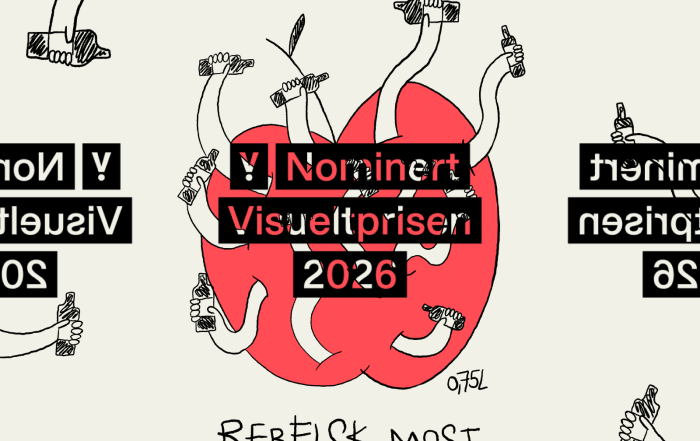 Etiketten på Rebelsk Most er nominert til Grafills prestisjetunge Visueltprisen 2026. Det er en av våre egne medlemmer som står bak designet.