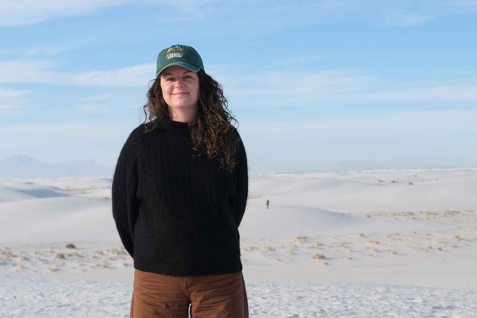 Frilans grafisk designer Marlene McCann, som holder innledning på halvårsmøte i Oslo Grafiske Fagforening 2026.